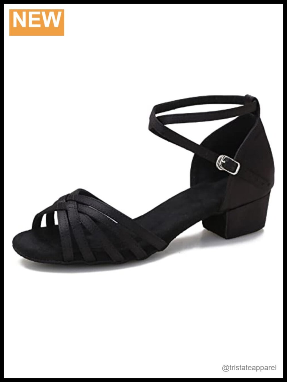 Yokala Ballroom Latin Salsa Dance Shoes Low Heel Practice Sandals Beginner